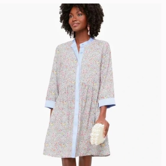 Tuckernuck Poppy Royal Shirt Dress - Picture 2 of 7